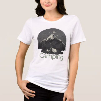 Funny camping, camping idea, explore more Tri-Blend shirt