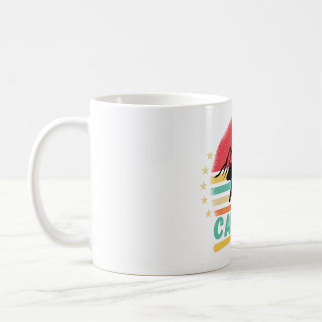 Funny camping,Camping Vibes Coffee Mug (Left)