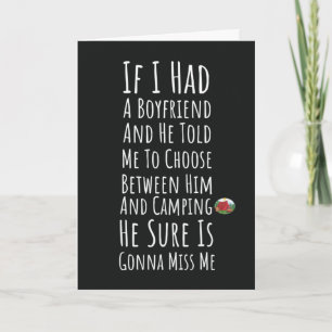 Funny Camping Cards For Women Camper For Her Girls