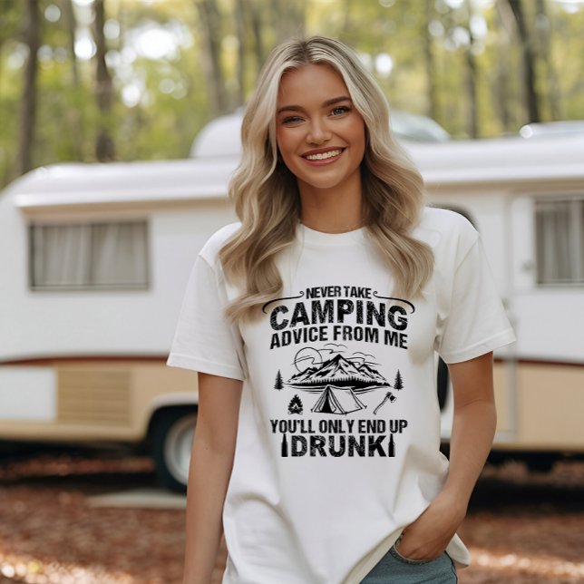 Funny camping drinking sayings T-Shirt (Creator Uploaded)