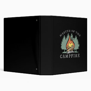 Funny Camping Gift 3 Ring Binder