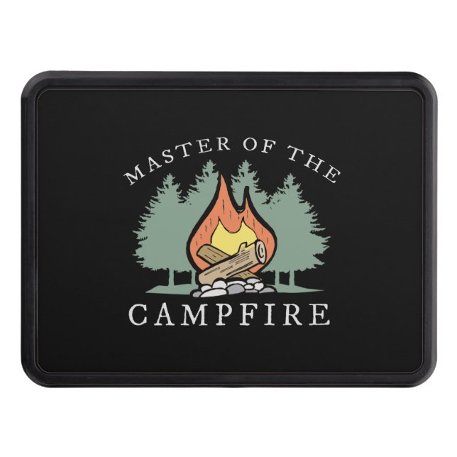 Funny Camping Gift Hitch Cover (Front)