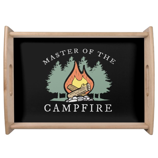 Funny Camping Gift Serving Tray (Front)