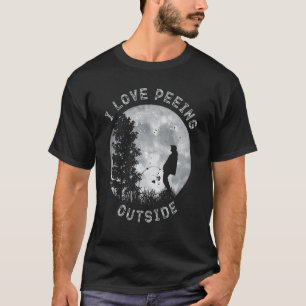 Funny Camping I Urinate Outside I Love Urinating O T-Shirt