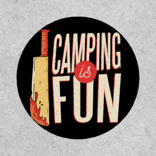 Funny Camping Is Fun Axe Murderer Patch