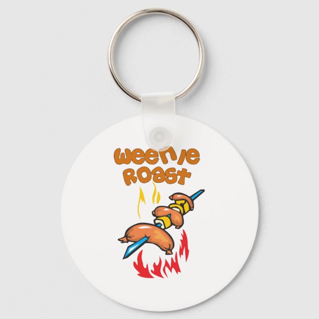 Funny Camping Keychain (Front)