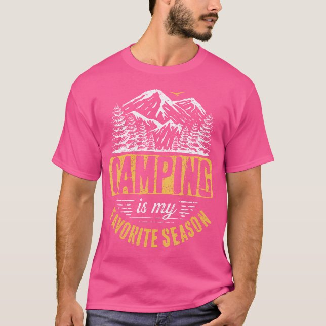 Funny Camping Lover Outdoor Camper Camping Favorit T-Shirt (Front)