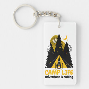 Funny Camping Monster – Camp Life Adventure Keychain