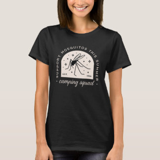Funny camping mosquito summer camp insect T-Shirt
