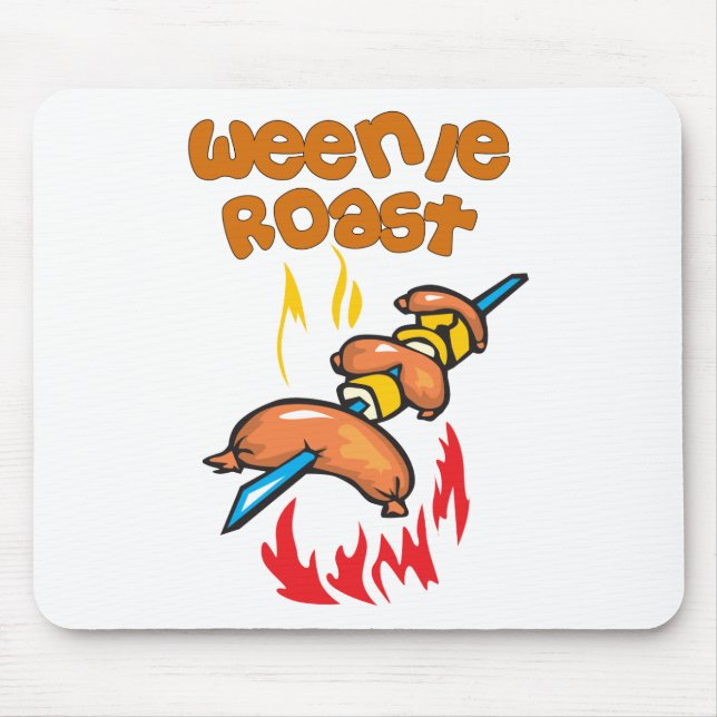 Funny Camping Mouse Pad (Front)