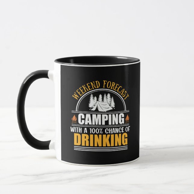 Funny camping quote mug (Left)
