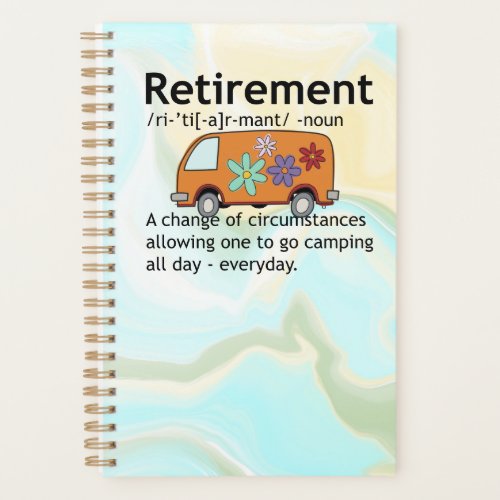 Funny Camping Retirement Definition     Planner