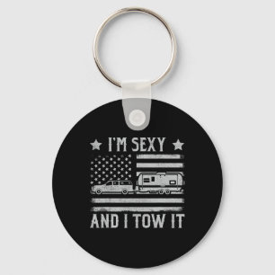 Funny Camping Rv Im Y And I Tow It I'm Y And I Tow Keychain