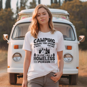 Funny camping sayings T-Shirt