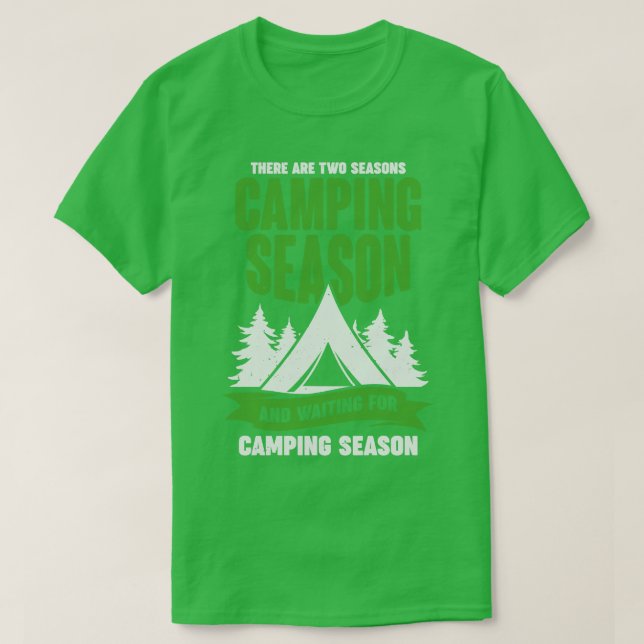 Funny Camping Season Scout Camper Gift  T-Shirt (Design Front)