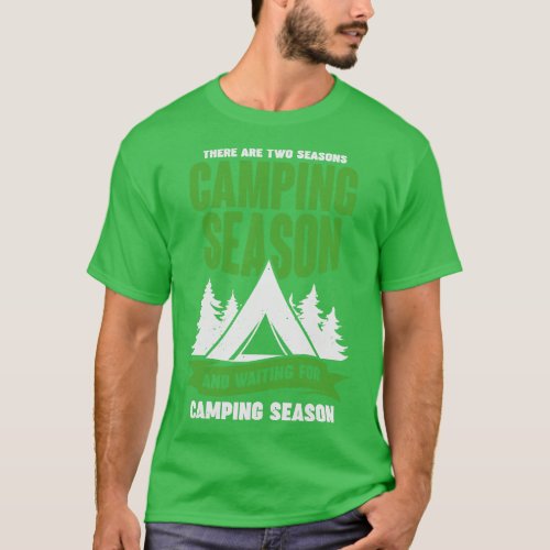 Funny Camping Season Scout Camper Gift  T_Shirt