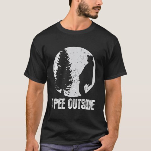 Funny Camping Shirts For Men I Pee Outside Inappro