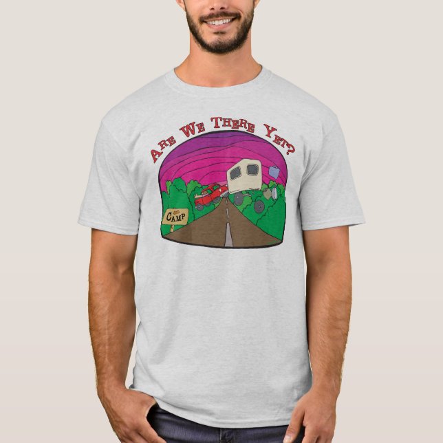 Funny Camping T-Shirt (Front)