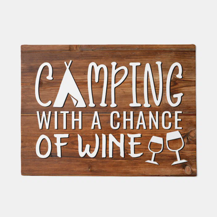 Wine A Lot Doormat Camper Doormats Camping Wine Camping Coir Doormat Camper Decor Wine Camper Doormat Camp Wine a Lot Doormat