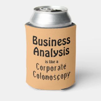 Funny Can Cooler for Business Analysts