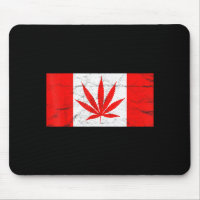 Funny Canada &amp; Weed Leaf! Canadian New Flag Jo