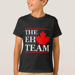 Funny Canada Eh Team Canadian Comedy Sarcasm Map T-Shirt