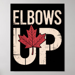 Funny Canada Meme Elbows Up (1) Poster