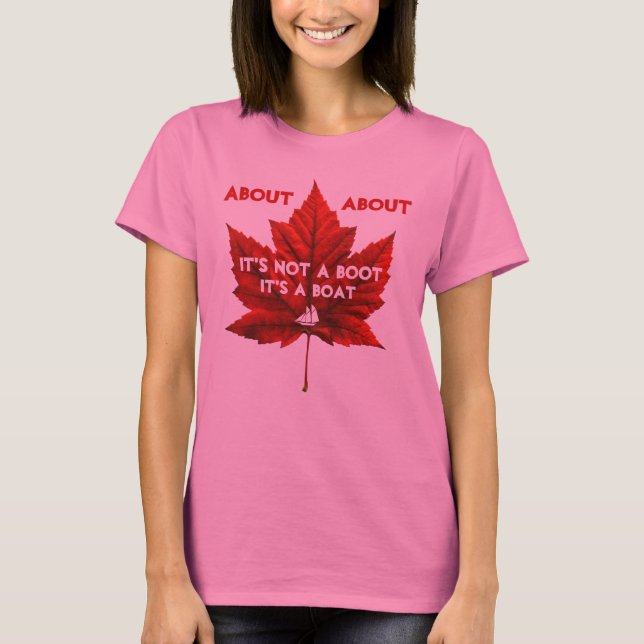 Funny Canada T-Shirt Organic Canada Souvenir Shirt (Front)