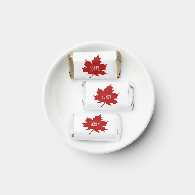 Funny Canadian Canada Day Hershey's Miniatures (Plate)