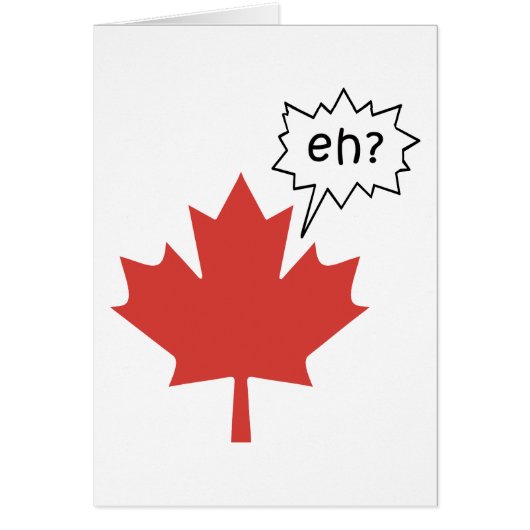 Funny Canadian Cards (Front)
