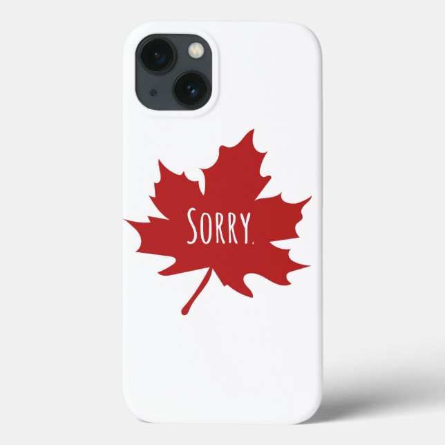 Funny Canadian Case-Mate iPhone Case (Back)