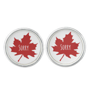 Funny Canadian Cufflinks