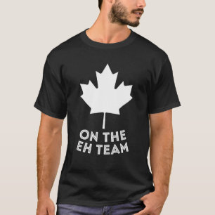 Funny Canadian Eh American Canadian Flag Canada T-Shirt