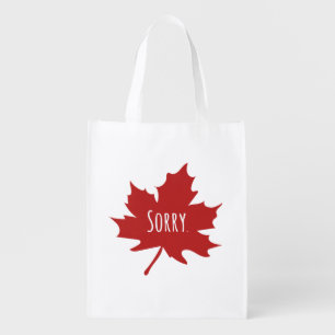 Funny Canadian Grocery Bag