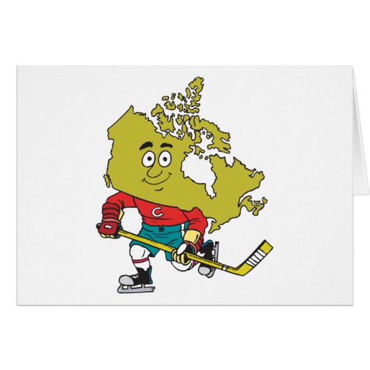 Funny Canadian Hockey Cards (Front Horizontal)