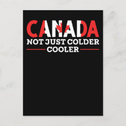 Funny Canadian Joke Maple Leaf Cool Canada Postcard