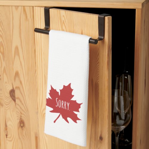Funny Canadian Kitchen Towel