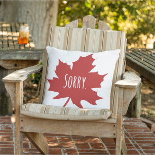 Funny Canadian Outdoor Pillow
