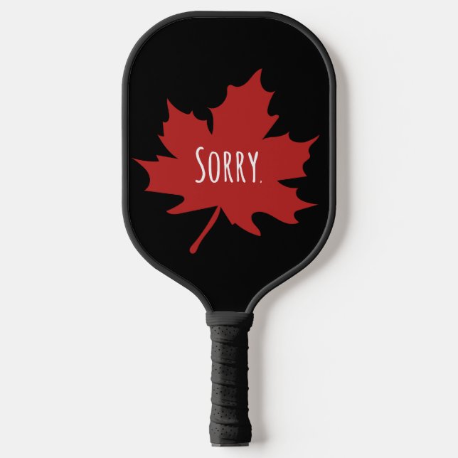 Funny Canadian Pickleball Paddle (Front)