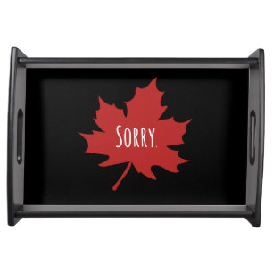 Funny Canadian Serving Tray