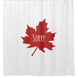 Funny Canadian Shower Curtain