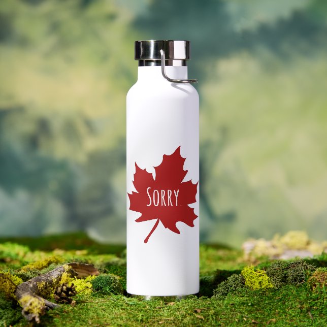 Funny Canadian Water Bottle (Outdoor)