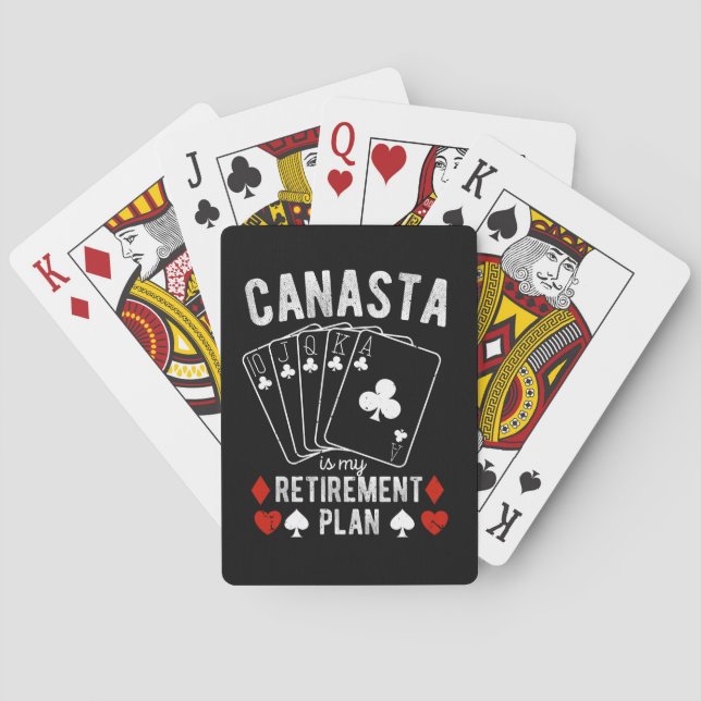 Funny Canasta Poker Cards (Back)