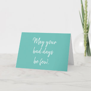 Funny Cancer Chemo Ovarian Teal Get Well Card