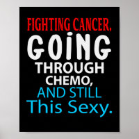 Funny Cancer Fighter Inspirational Quote Chemo