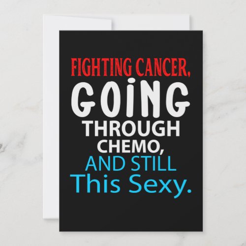 Funny Cancer Fighter Inspirational Quote Chemo Save The Date