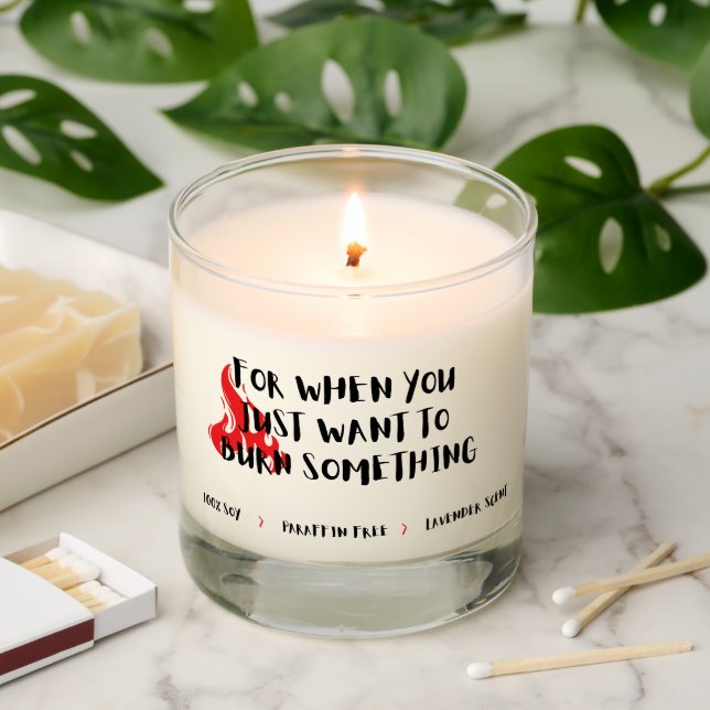 Funny Candle – For When You Want To Burn Something (Lit)