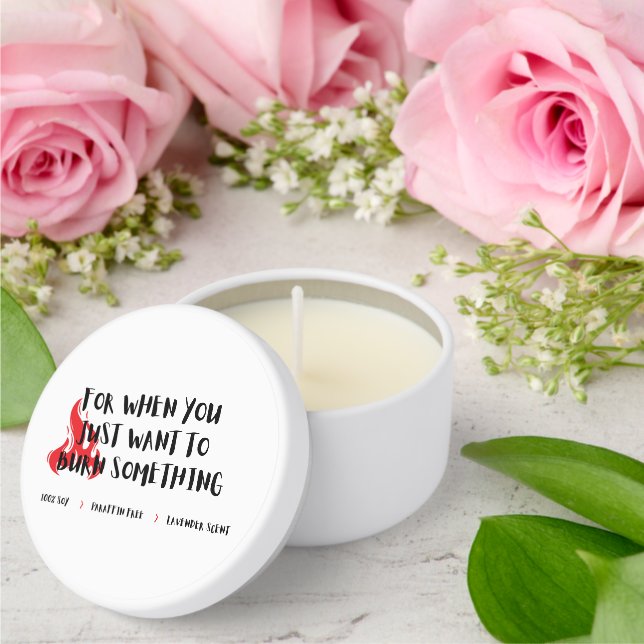 Funny Candle – For When You Want To Burn Something Mini Candle Favors (Insitu (Wedding))