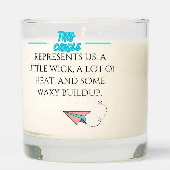 funny candle  to married couples (Front)