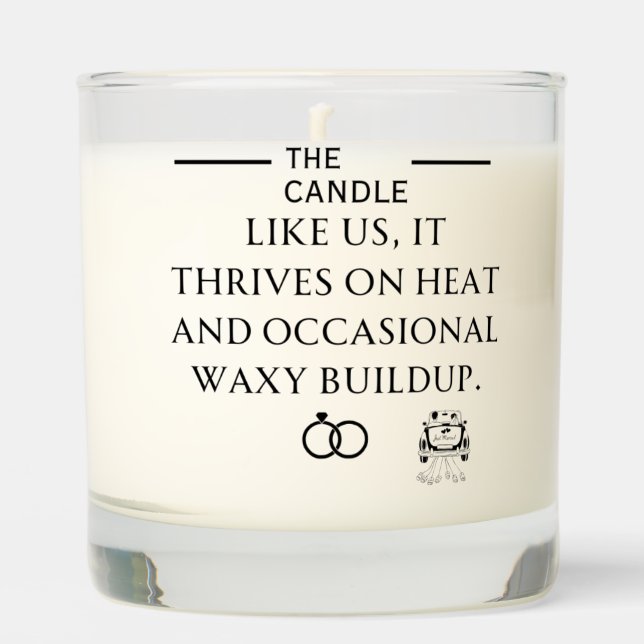 funny candle  to married couples (Front)